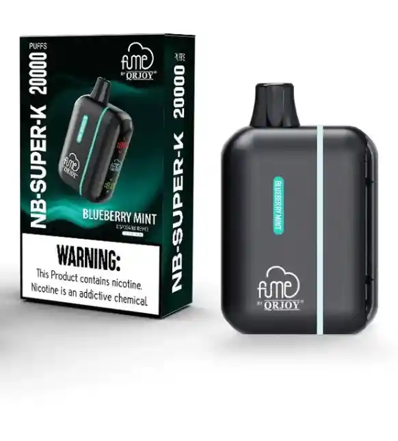 Fume Kit Nb Super K Blueberry Mint - Bateria Y Pod 20.000 Puffs