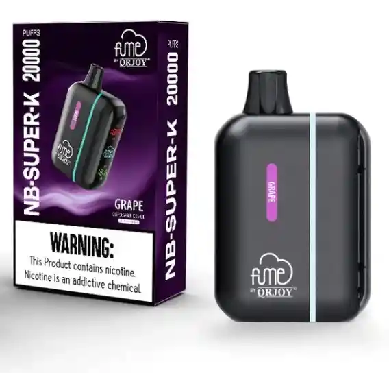 Fume Kit Nb Super K Grape - Bateria Y Pod 20.000 Puffs