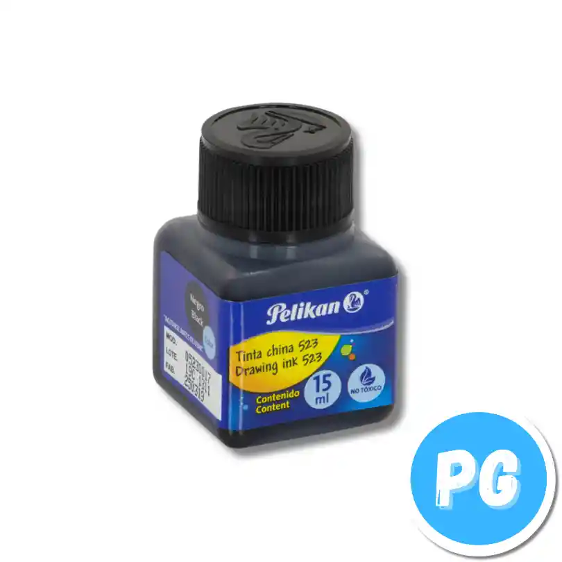 Tarro De Tinta China Pelikan 30cc Negra