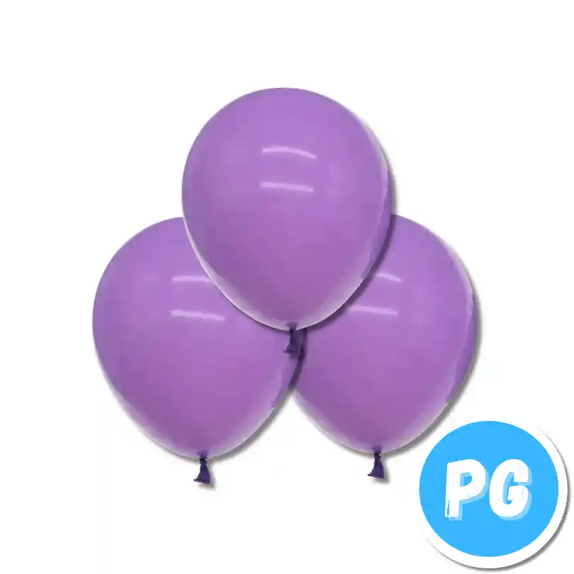 Paquete De Bomba Plastica R12 30cm X10 Unds Morada