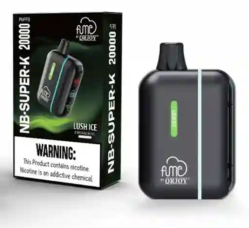 Fume Kit Nb Super K Lush Ice - Bateria Y Pod 20.000 Puffs