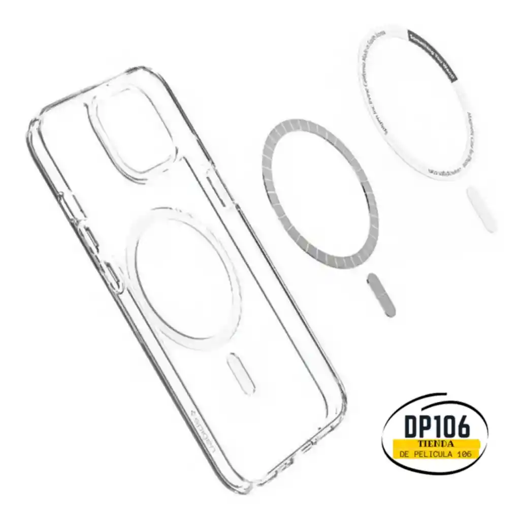 Iphone 16 Funda / Space / Estuche Magnético Magsafe Transparente