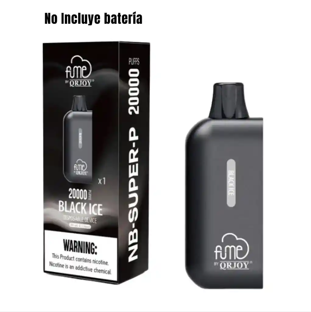 Pod Fume 20.000 Puffs Black Ice - Fume Nb Super P Vape