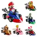 Carro Coleccionable Impulso Super Mario Kart Para Niños Colección Super Mario Bross