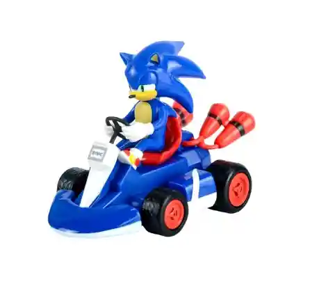 Carro Coleccionable Impulso Sonic Racing Kart Para Niños Colección Sonic