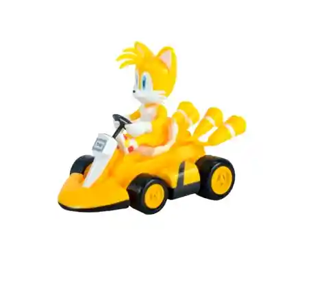 Carro Coleccionable Impulso Sonic Racing Kart Para Niños Colección Sonic