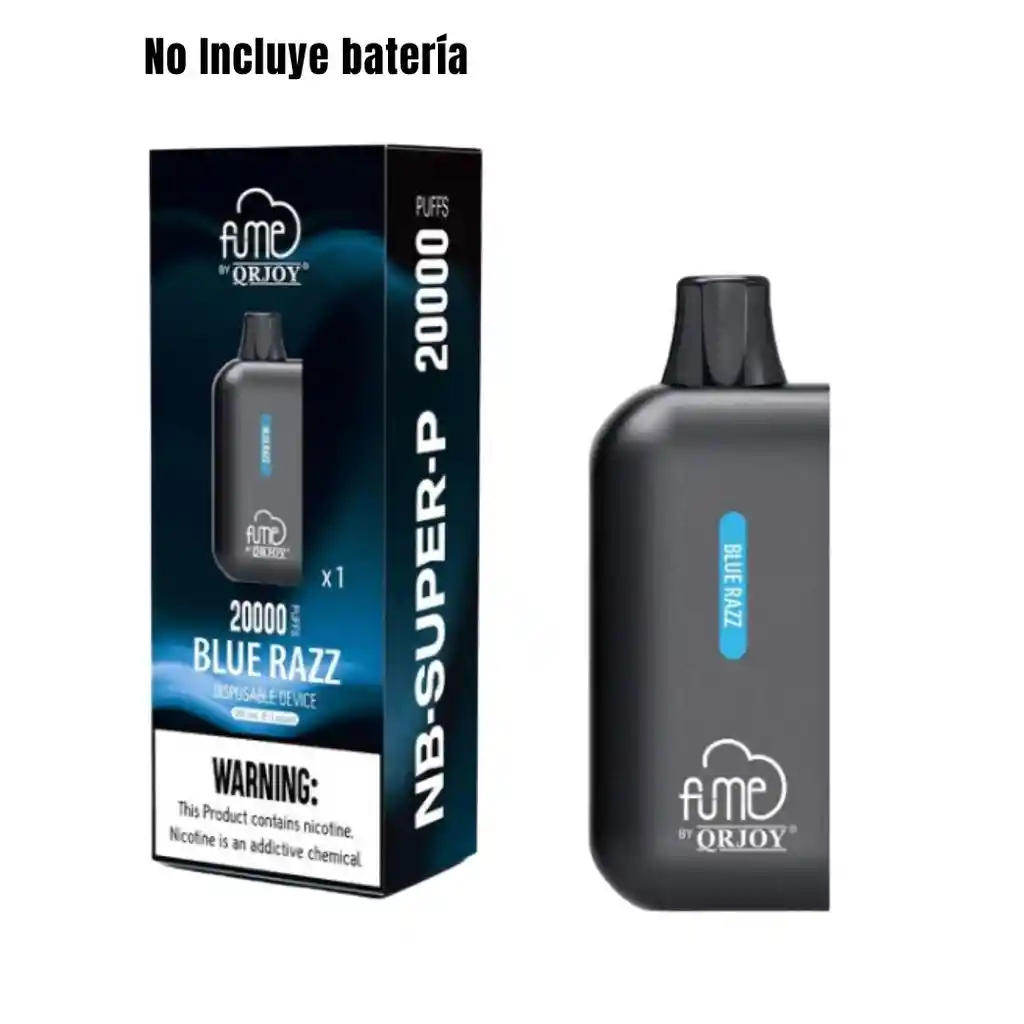 Pod Fume 20.000 Puffs Blue Razz - Fume Nb Super P Vape