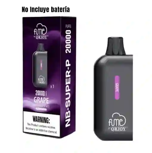 Pod Fume 20.000 Puffs Grape - Fume Nb Super P Vape