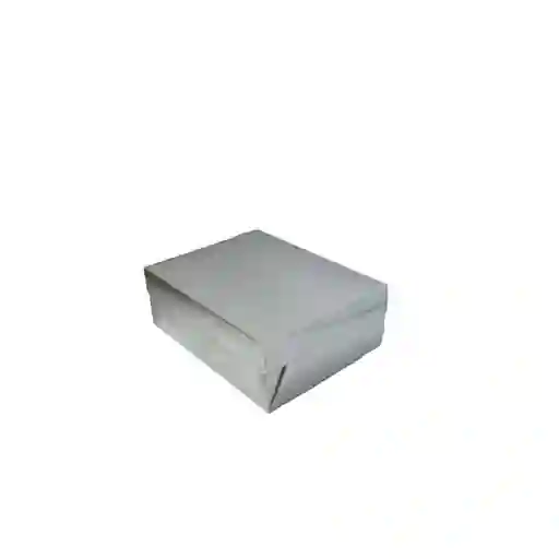 Caja Jumbo Grande Elegante 34 X 24 X 11 Cm Plateada Metalizada