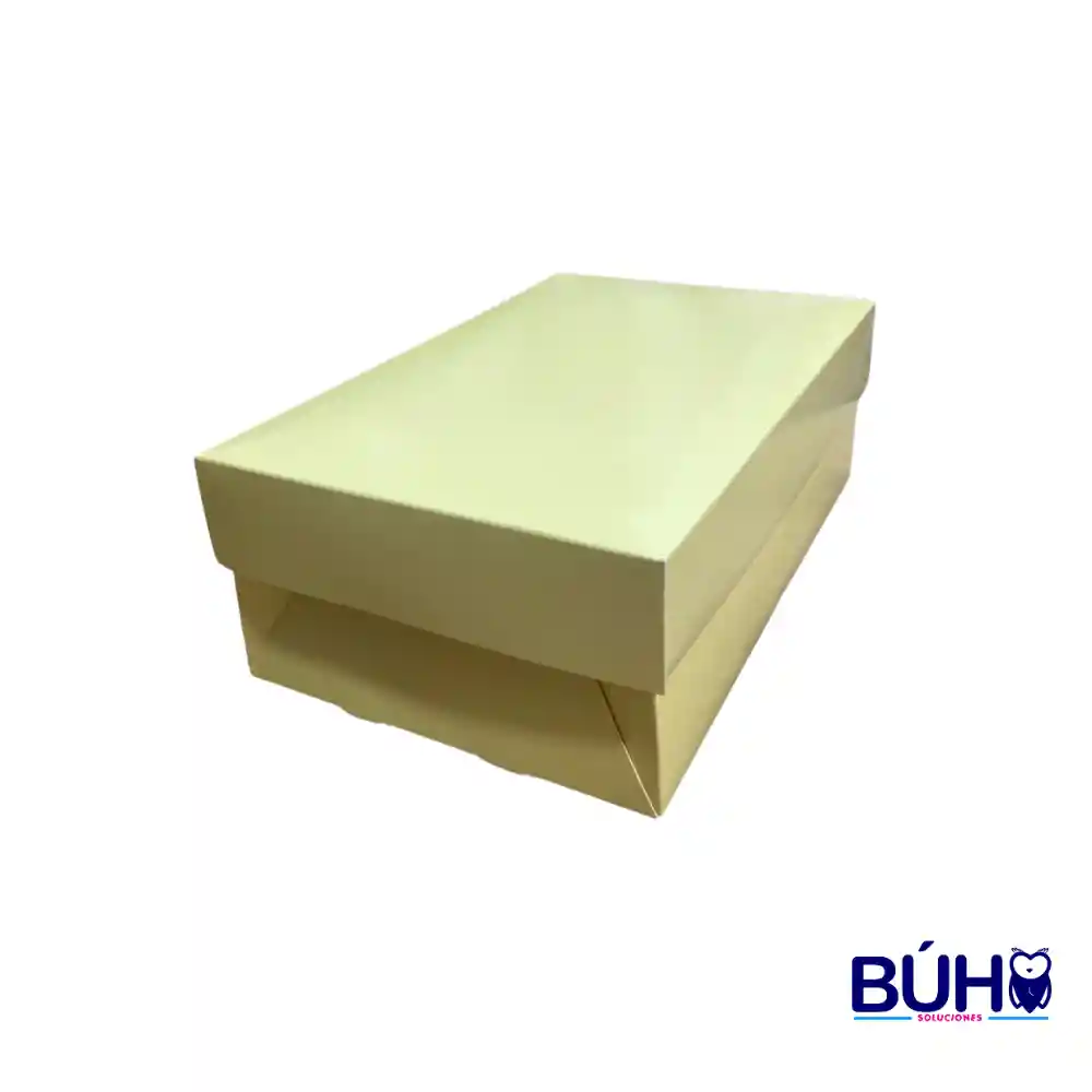 Caja Pequeña Elegante 18,5 X 11 X 6 Amarillo Pastel