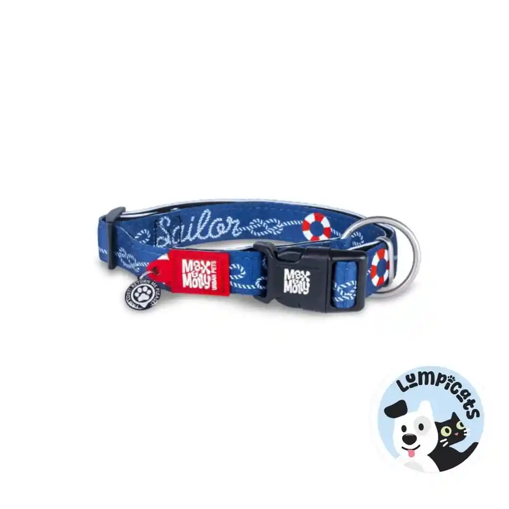 Max Molly Original Sailor Collar Perro Medium