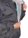 Rompevientos Hombre Con Forro Talla L (negro-verde Militar)