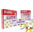 Juego De Mesa Emparejamiento Palabra Alfabeto Español Niños