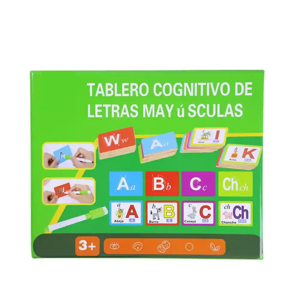 Juego Cognitivo Letras Mayúsculas Aprendizaje Y Diversión