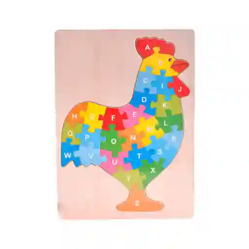 Rompecabezas Gallina Interactivo 3d Juego Didactico Colores