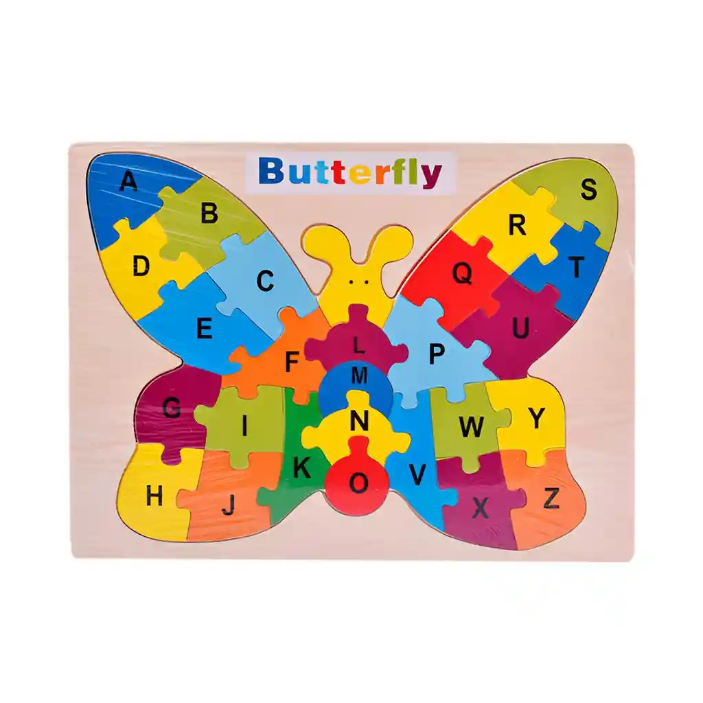 Rompecabezas Mariposa Interactivo 3d Juego Didactico Colores