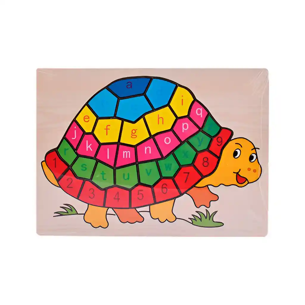 Rompecabezas Tortuga Interactivo 3d Juego Didactico Colores