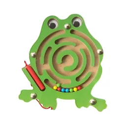 Juego Laberinto Magnetico Rana Didactico De Madera