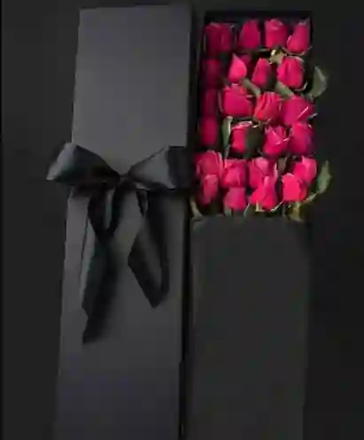 Rosas En Caja Para Una Velada Inolvidable