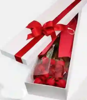 Rosas En Caja Intención De Amor