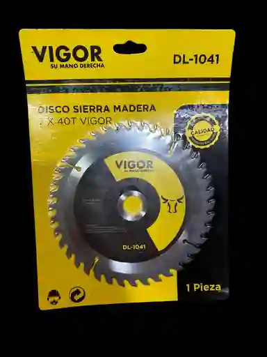 Disco Sierra Madera Vigor 7” - 40 Dientes