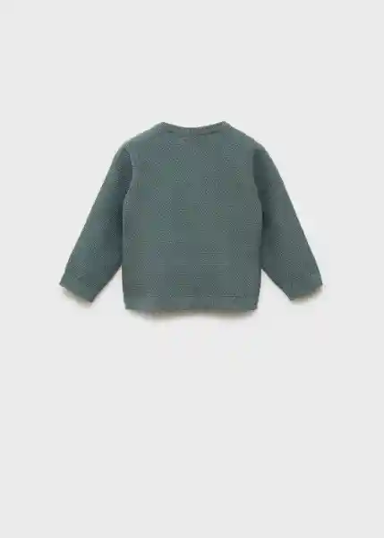 Cardigán Agadir Verde Talla 67 Niños Mango