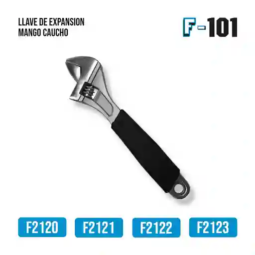Llave Expansion Mango Caucho 8