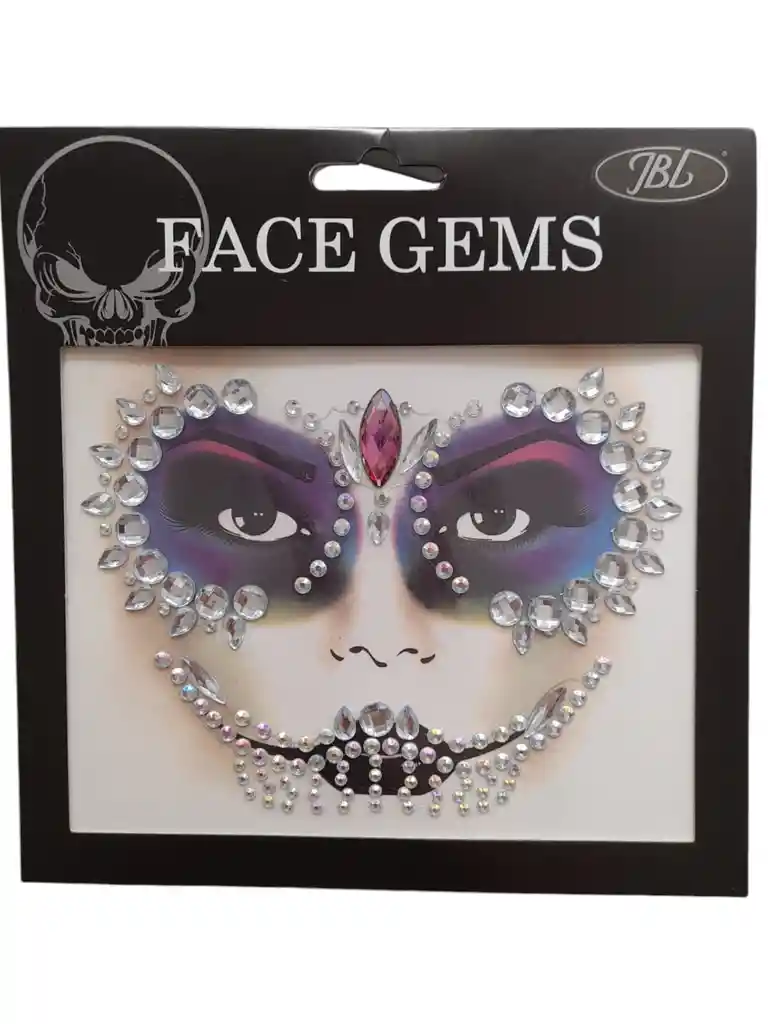 Face Gems Pegatinas Maquillaje Diamantes Rostro Disfraz Cristal