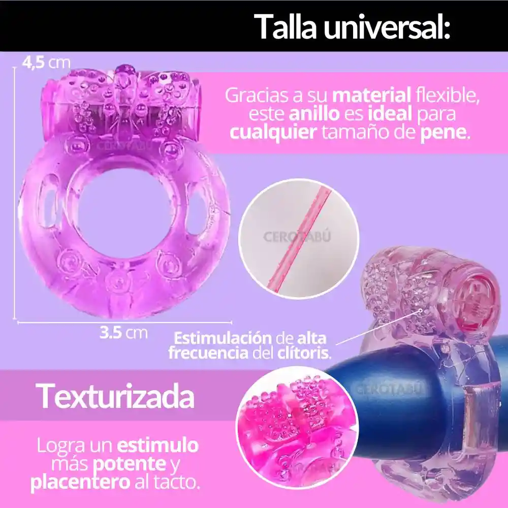 Kitsexual Vibrador + Lubricante + Anillo+ Potenciador+ Multi