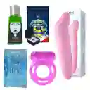 Kitsexual Vibrador + Lubricante + Anillo+ Potenciador+ Multi