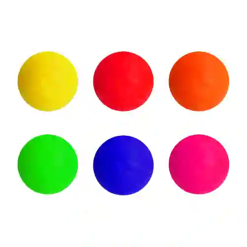 Pelota Maciza Mediana Colores Surtidos X Unidad
