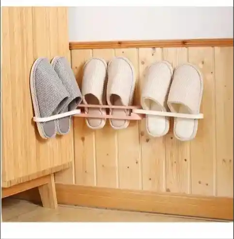 Soporte Zapatos Pared Organizador Colgador Adherent Plegable