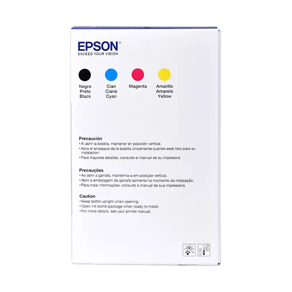 Tintas 544 Epson Para Impresora L1110 L3110 L3150 L5190 Kit X 4