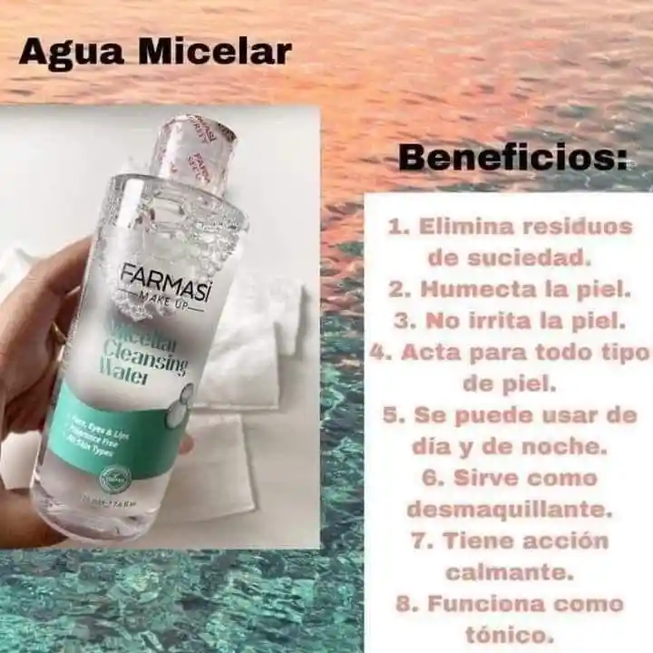 Desmaquillante Agua Micellar