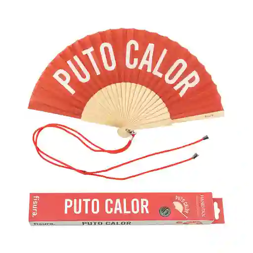 Abanico Puto Calor Rojo