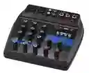 Consola Mezclador Audio Y Sonido Wvngr F2-mb Mixer 4 Canales