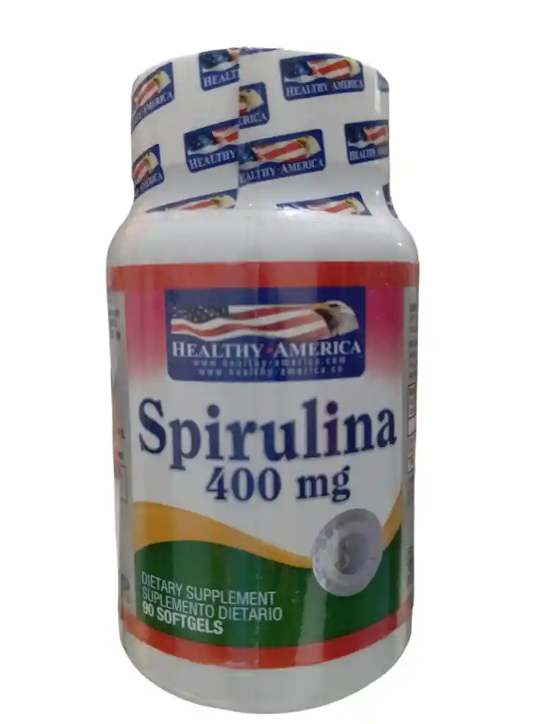 Spirulina 400 Mg X 90 Softgels Healthy America