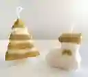 Velas Navideñas Árbol + Bota Golden