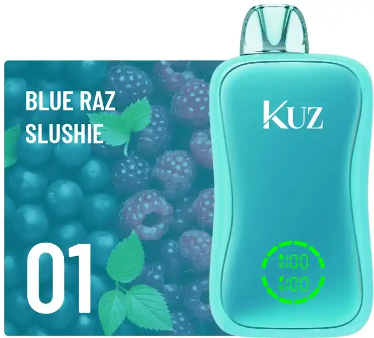 Kuz Flow 25.000 Puffs Blue Razz Slushie 5% Nic.