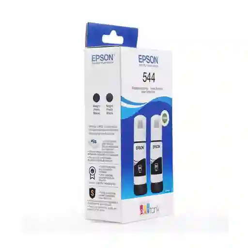 Tintas 544 Epson Negras Para Impresora L1110 L3110 L3150 L5190 Kit X 2