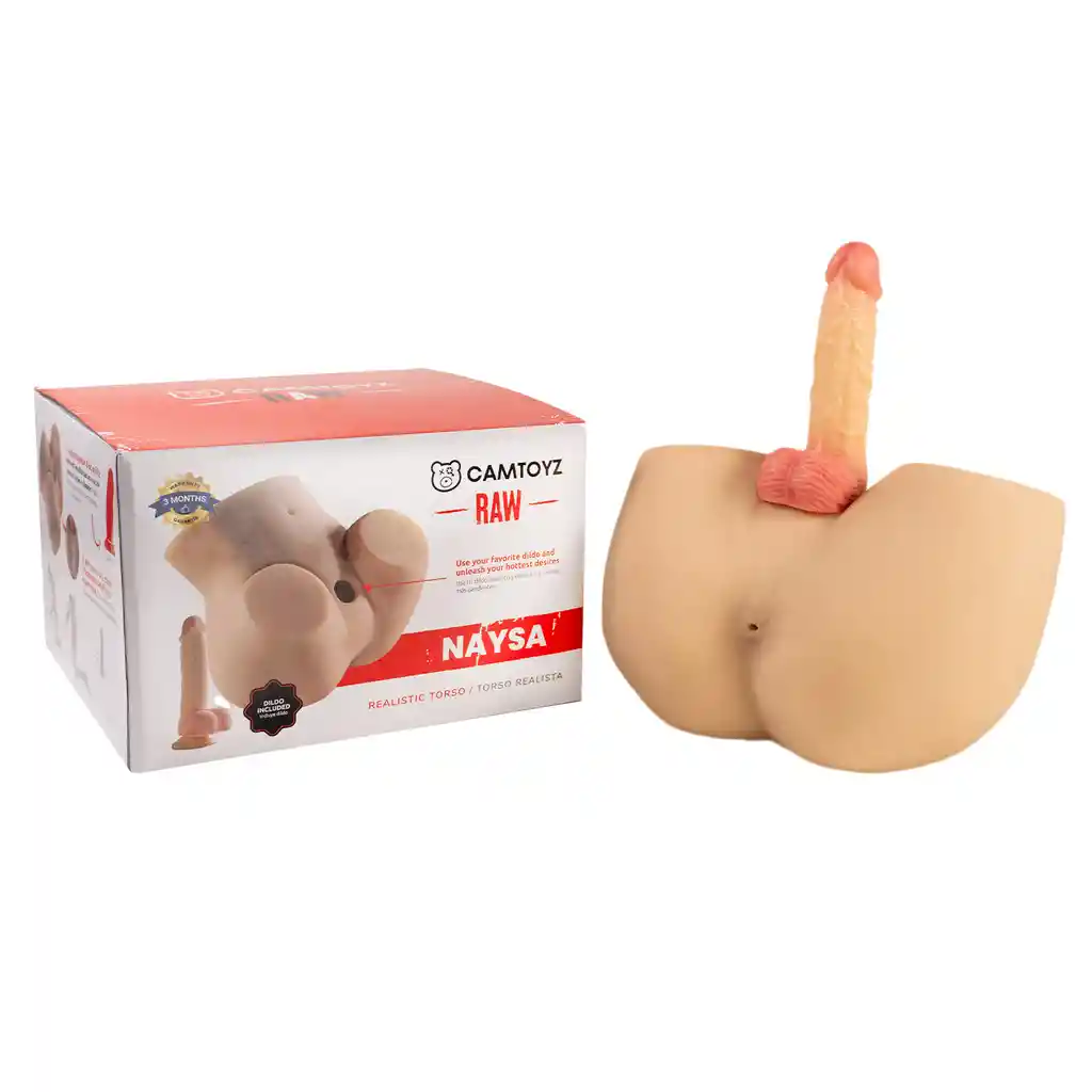 Raw Mini Torso Naysa Con Dildo Desmontable Piel