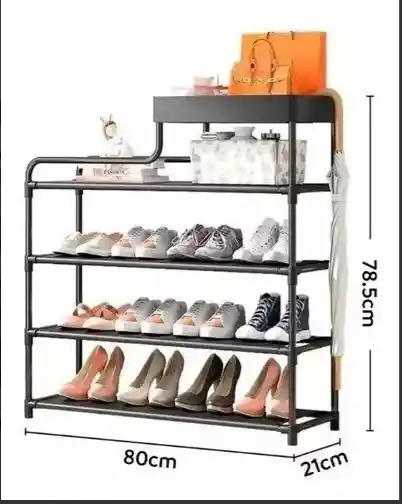 Organizador Multifuncional Rack Recibidor Zapatero 5 Niveles