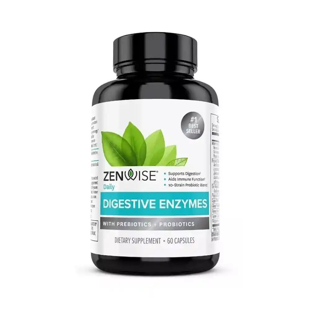 Zenwise Prebióticos Y Probióticos Enzimas Digestivas 60 Caps