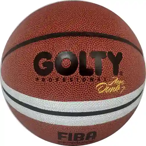 Balón De Baloncesto #7 Golty Aero Dunk Profesional Fiba/ Naranja