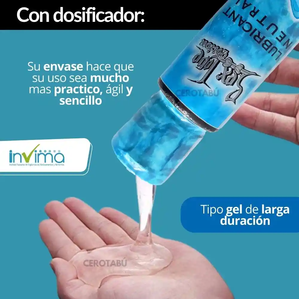 Lubricante Neutro A Base De Agua Tipo Gel X 30ml