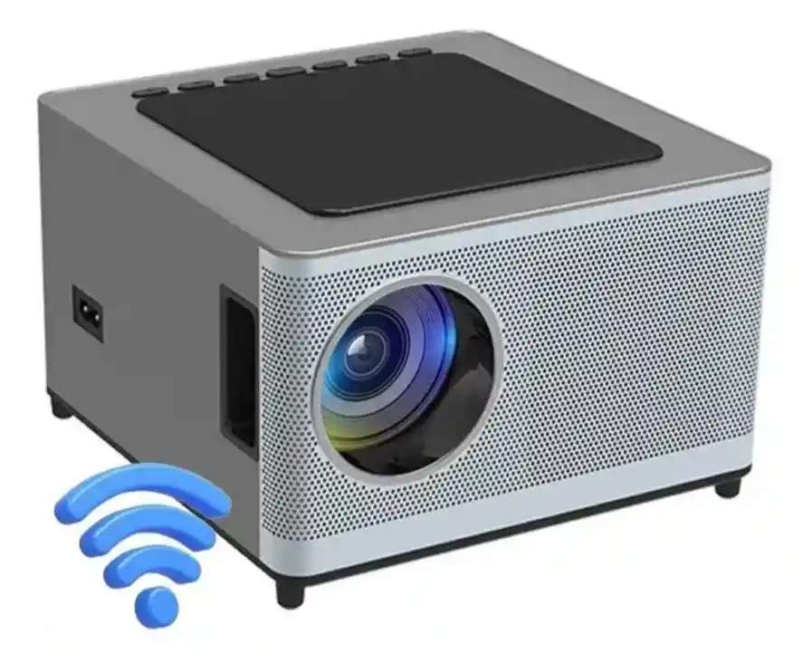 Proyector Led Smart Video Beam Y8 Full Hd Android 9 + 2000lm