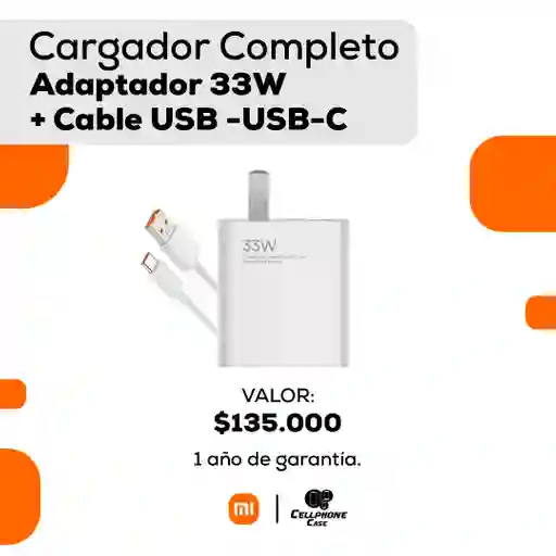 Cargador Completo 33w