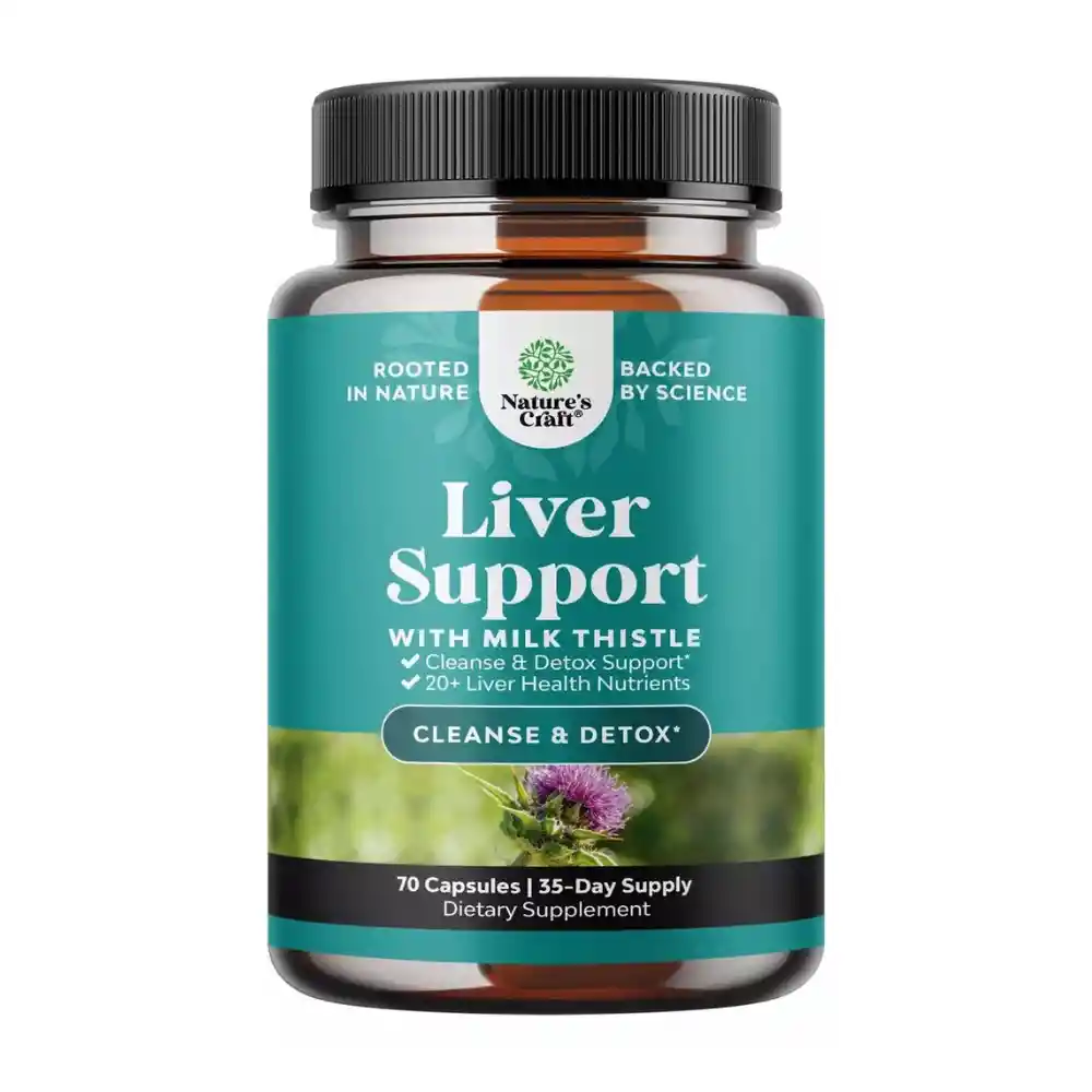 Nature's Craft Liver Support 70 Capsulas