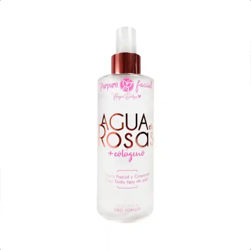 Tónico De Agua De Rosas Purpure Facial 250ml