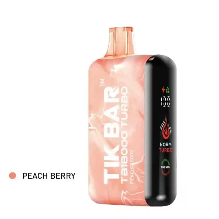 Tik Bar 18.000puffs Turbo Peach Berry 5% Nic.